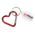 Heart Carabiner Keychain